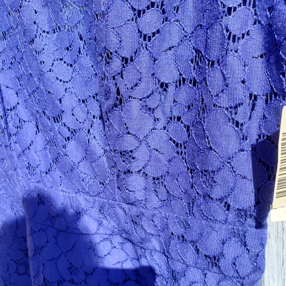 NWT Aeropostale Royal Blue Lace Dress - Picture 7 of 8